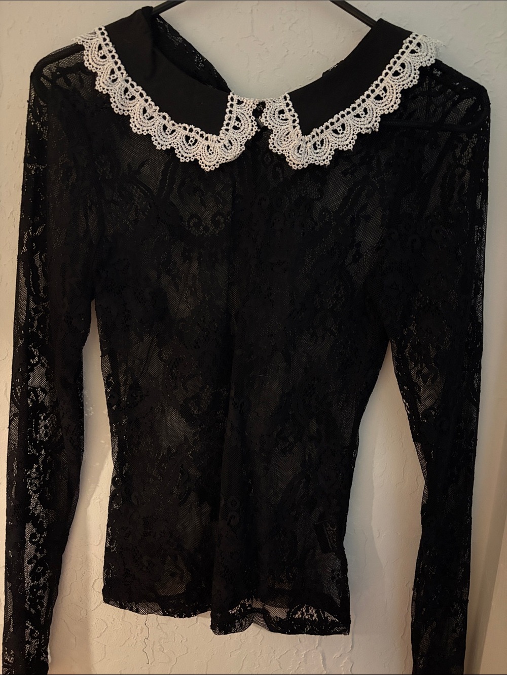 Killstar sheer collared top S